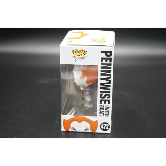 Funko Pop! Movies: IT Pennywise with Boat Action Figure - Picture 4 of 11